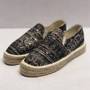 Muk Luks Brite boho knit slip ons women sz 7 8 9
